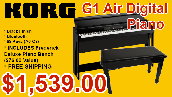 Korg G1 Air digital piano with bluetooth on sale