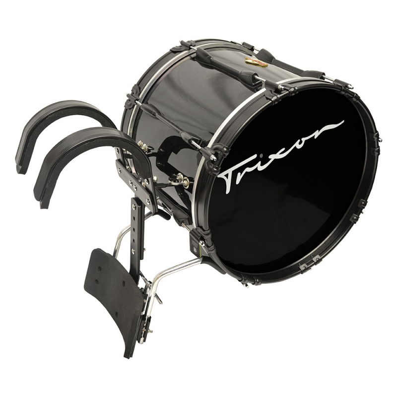 Trixon Field Series Marching Bass Drum - Black - 20