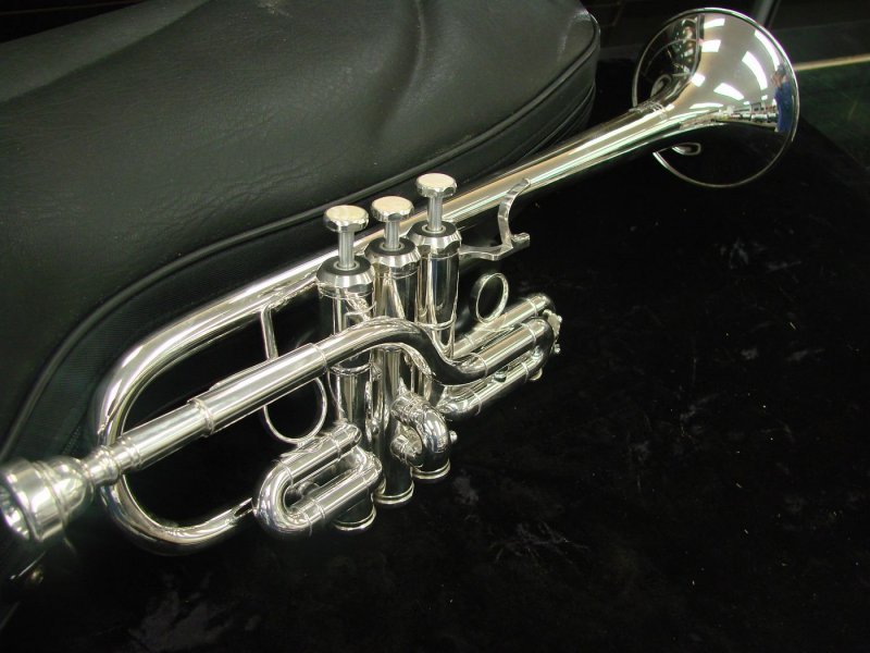 Schiller D/Eb Trumpet-Silver Plated-Floor Model