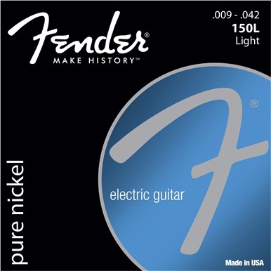 Fender ORIGINAL PURE NICKEL 150 GUITAR STRINGS - .009-.042
