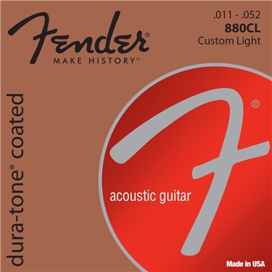Fender 80/20 COATED ACOUSTIC GUITAR STRINGS - .011-.052