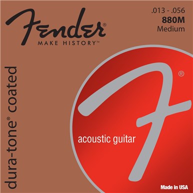 Fender 80/20 COATED ACOUSTIC GUITAR STRINGS - .013-.056
