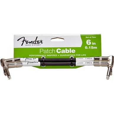 FENDER 6 in PERFORMANCE SERIES INSTRUMENT CABLES (STRAIGHT-STRAIGHT)