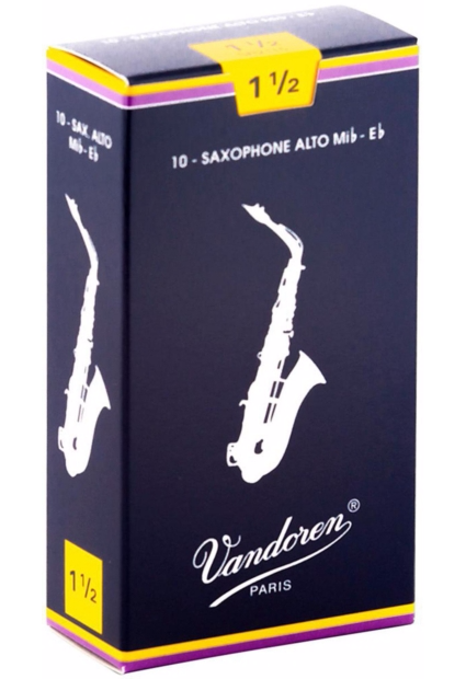 Vandoren Alto Saxophone Reeds - Box of 10