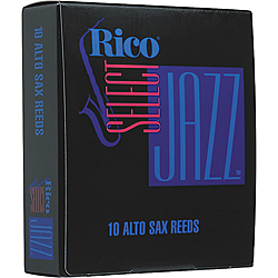 Rico Select Jazz Alto Saxophone Reeds - Box of 10