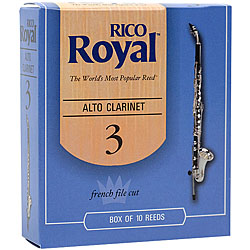 Rico Royal Alto Clarinet Reeds - Box of 10