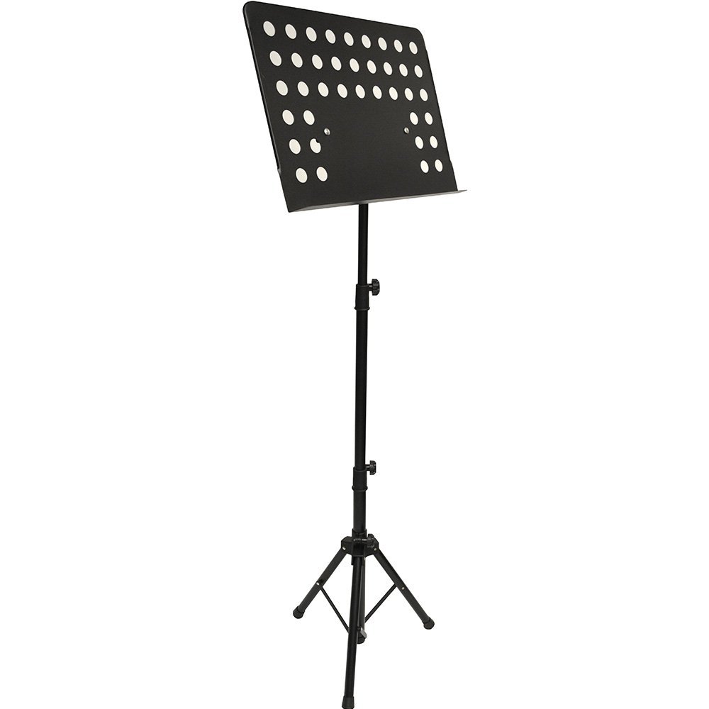 Frederick Grip & Go HD Music Stand - Perforated Steel - Satin Black
