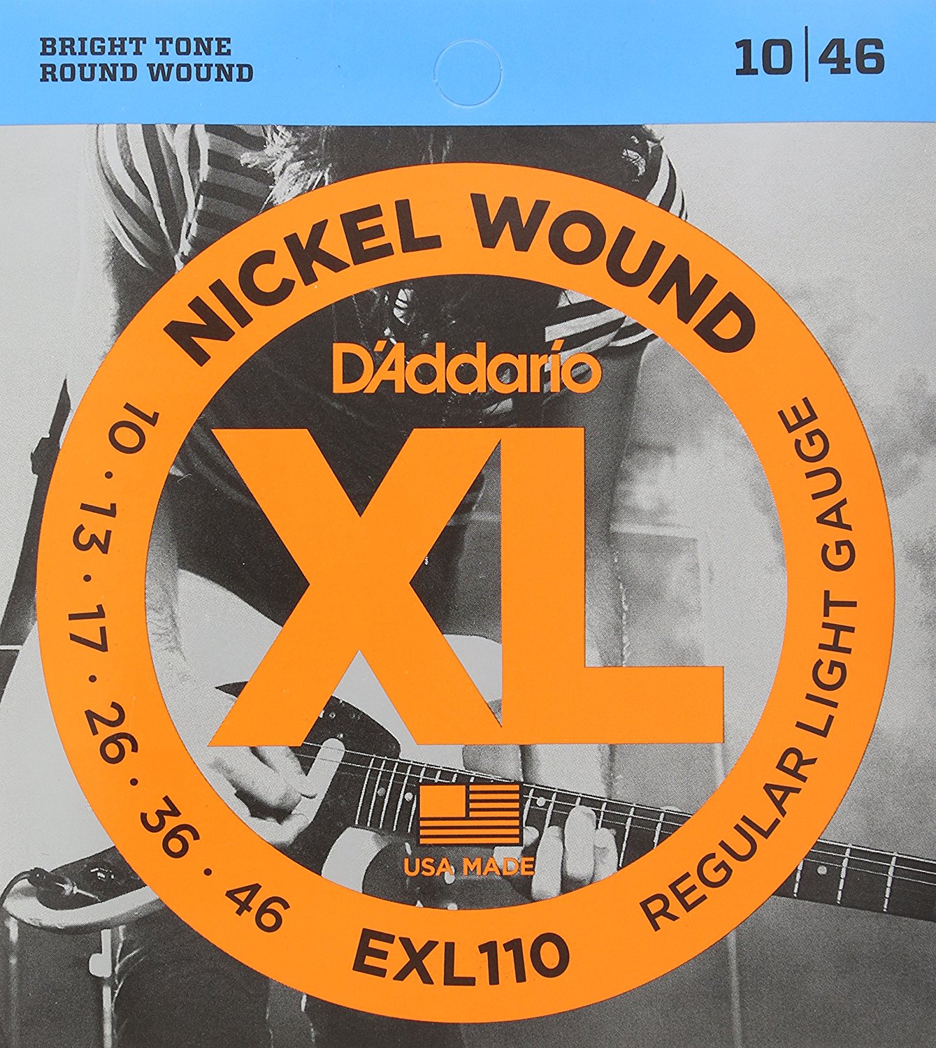 D Addario EXL110 Nickel Wound, Regular Light, 10-46