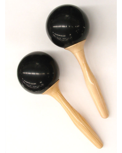 Fissaggi Wood Maracas Black - Medium Sized