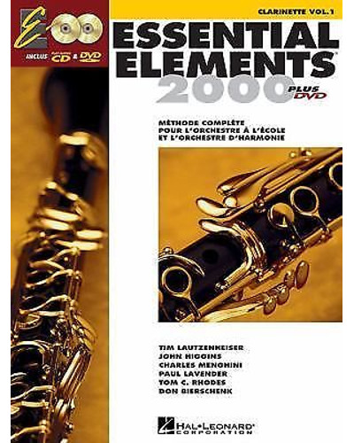 Essential Elements 2000 Clarinet Book CD/DVD