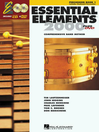Essential Elements 2000 Book and CD/DVD for Percussion