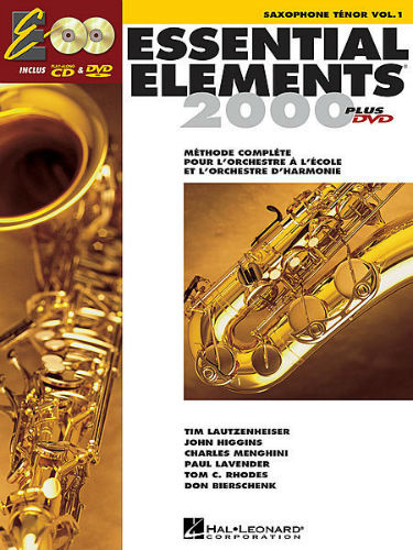 Essential Elements 2000 Tenor Saxophone Book CD/DVD