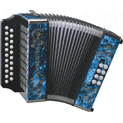 Weltmeister Wiener 405 Diatonic ( Button ) Accordion Blue