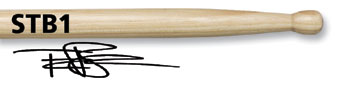Vic Firth Terry Bozzio (STB1) Wood Tip Drumstick