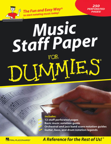 Music Staff Paper for Dummies - Dummies Collections Series