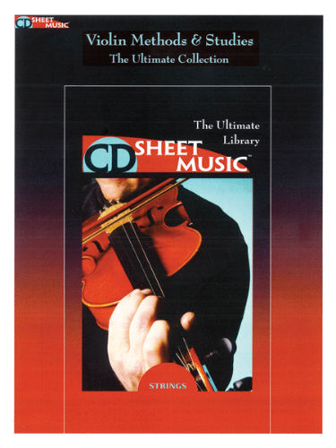 Violin Methods and Studies - CD Sheet Music Series - CD-ROM