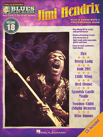 Jimi Hendrix - Blues Play-Along Volume 18 - Blues Play-Along Series