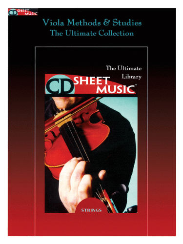 Viola Methods and Studies - The Ultimate Collection - CD Sheet Music Series - CD-ROM