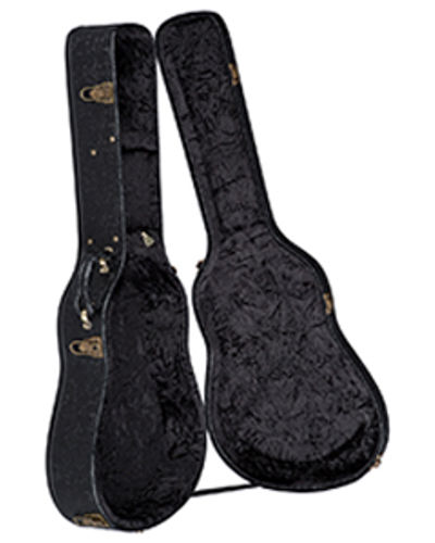 Luna Guitar HCase Tooled Leather Look Folk & Parlor
