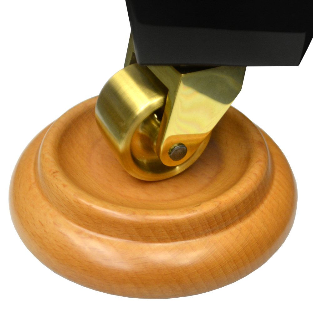 Frederick Premium Wood Piano Caster Cups - Natural