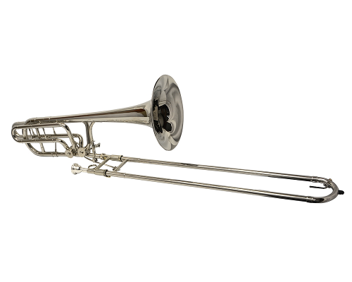 Schiller American Heritage Double Rotor Trombone - Nickel Plated