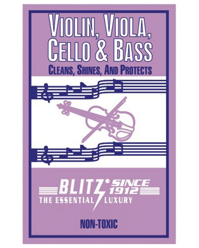 Blitz Violin, Viola, Cello and Bass Polishing Cloth Set