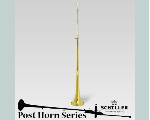 Schiller Post Rider Post Horn Key of C - Coachman Model