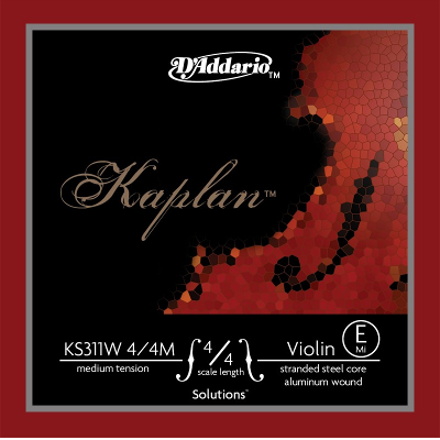 D Addario KS311W Kaplan Solutions 4/4M Violin E String