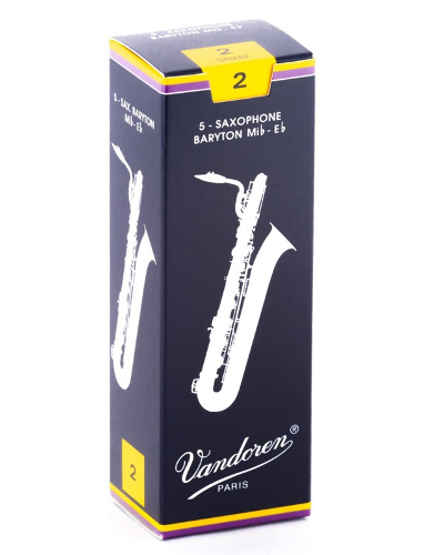 Vandoren Baritone Saxophone Reeds (Box of 5) (Assorted Strengths)