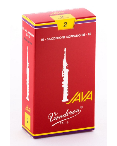 Vandoren Java Red Soprano Saxophone Reeds