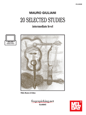 Mauro Giuliani 20 Selected Studies Book and Online Video
