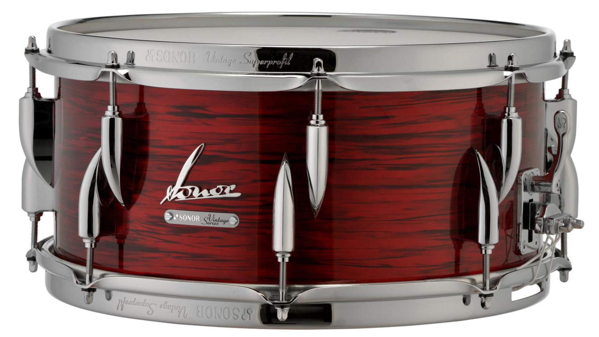 Sonor Vintage Series Snare Drum 14 x 6.5 in. Vintage Red Oyster