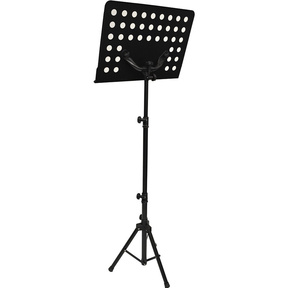 Frederick Grip & Go HD Music Stand - Perforated Steel - Satin Black