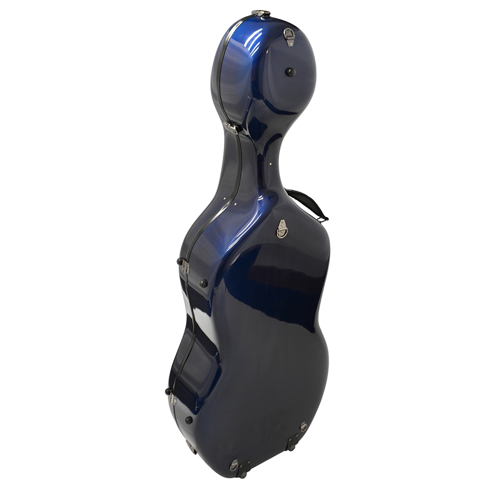 Enthral II Cello Case - Poly Carbon Fiber - Blue