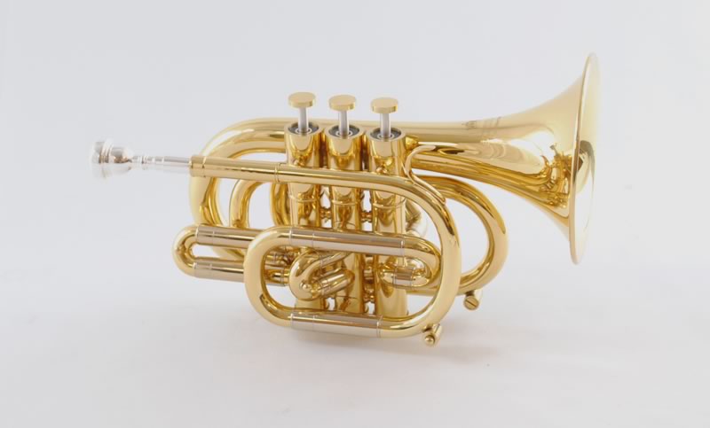 Schiller CenterTone Pocket Trumpet Bb - Gold