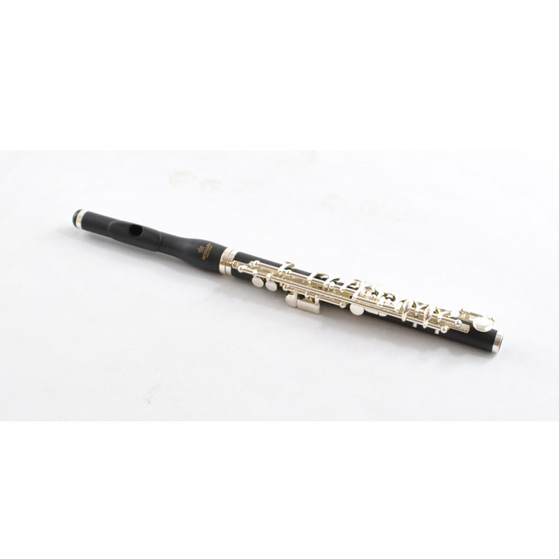 Schiller CenterTone Piccolo Flute Ebonite with Raised & Cut Lip Plate