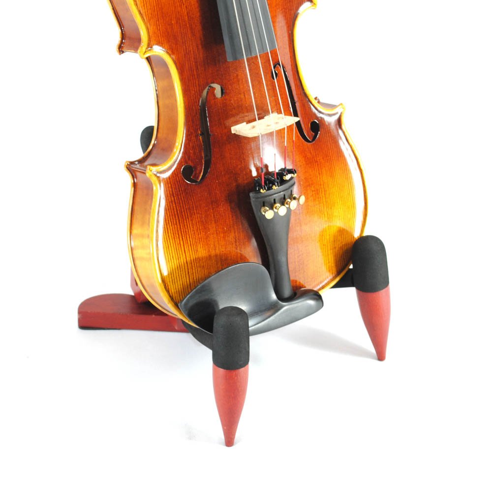 Frederick Wooden Violin Stand - Cherry Mahogany