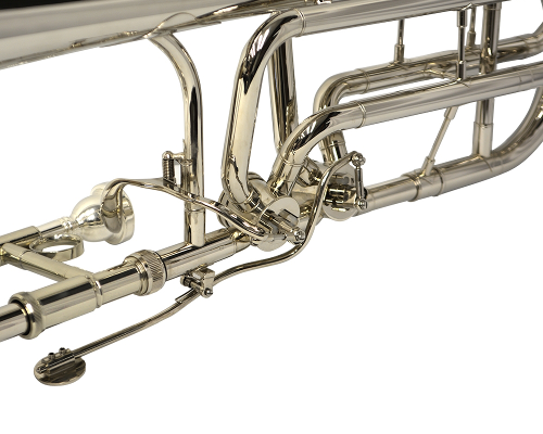Schiller American Heritage Double Rotor Trombone - Nickel Plated