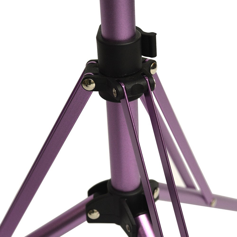Frederick Grip & Go Music Stand - Aluminum (Andoized Purple) 