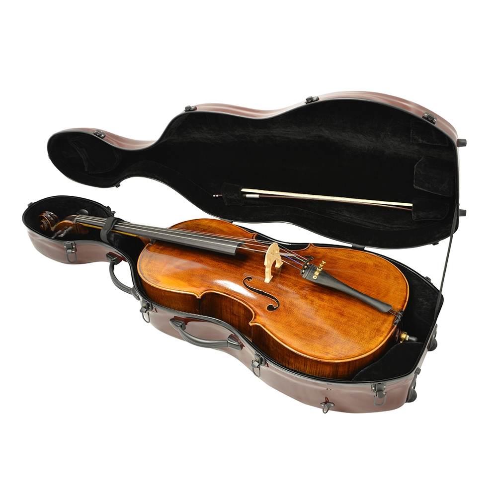 Enthral II Cello Case - Maroon Polish