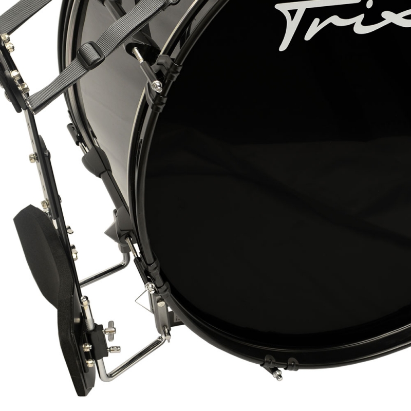 Trixon Marching Bass Drum 20x12 black - Jim Laabs Music Store.