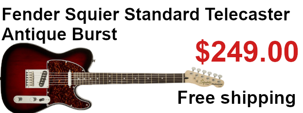 Fender Squier standard telecaster antique burst on sale