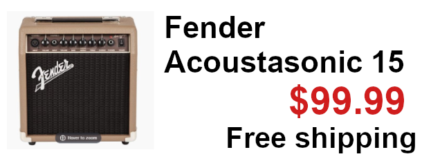 Fender acoustasonic 15 amp on sale