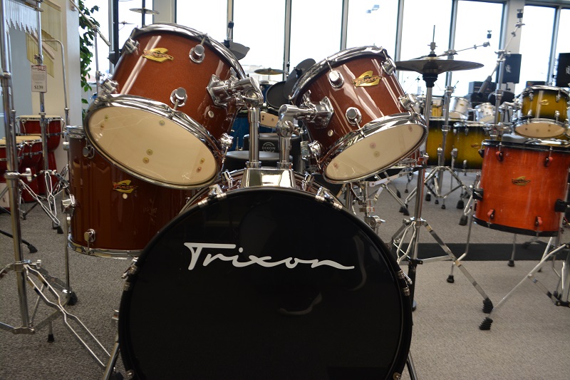 Trixon Brown Sparkle Drum Kit