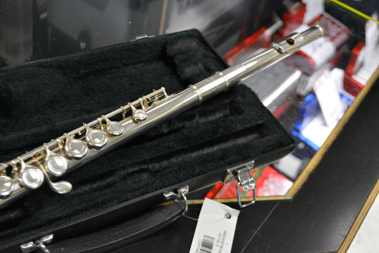 Yamaha silver plated flute used