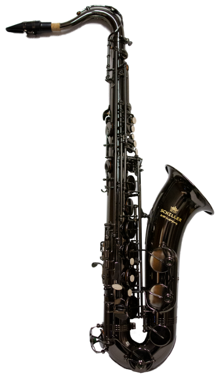 Schiller American Heritage 400 Tenor Saxophone - Black Nickel/Black Nickel Keys