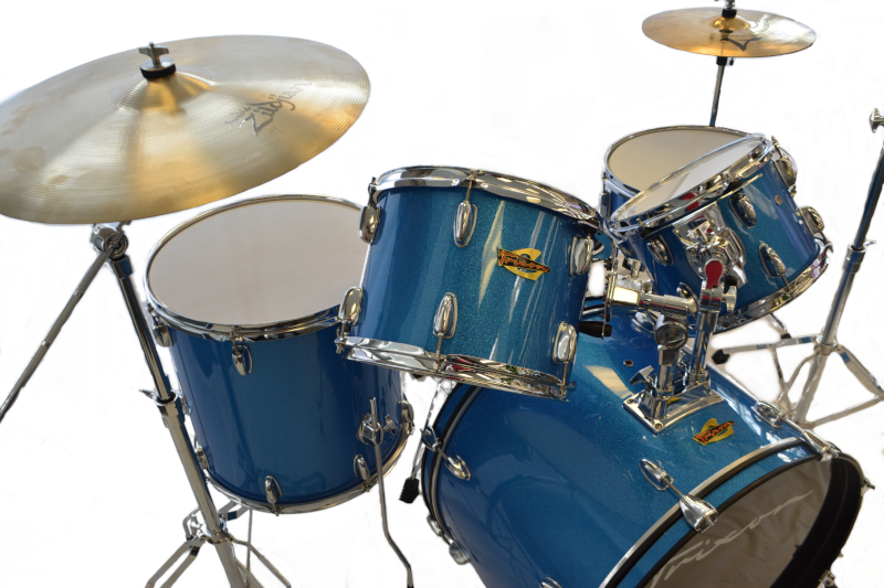 Trixon 5pc Luxus 5pc Drum Set Blue Sparkle