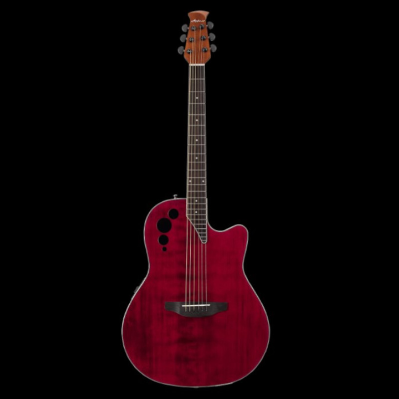 Ovation Applause® Elite® Mid Depth Ruby Red