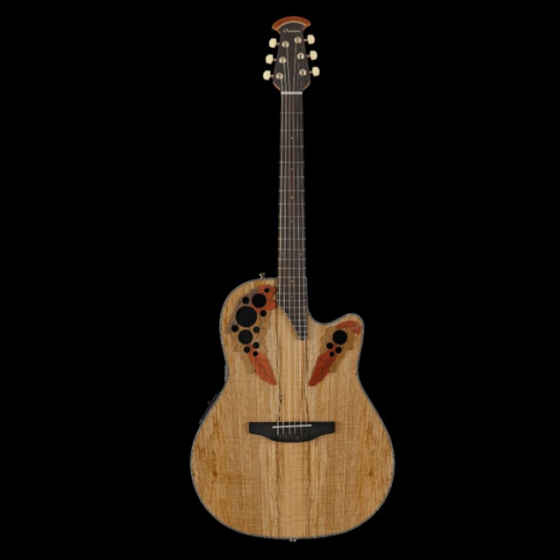 Ovation The Celebrity® Collection Celebrity Elite® Exotic Mid Depth Natural On Exotic Spalted Maple