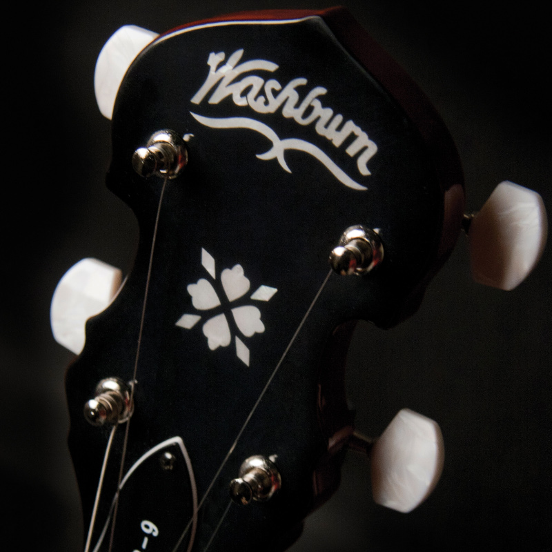 Washburn Americana Series B9-WSH-A 5-String Banjo. Natural